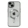 Apple İphone 14 Kılıf Kross Magneticsafe Kapak - Gümüş
