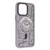 Apple İphone 14 Pro Kılıf Apollo Magneticsafe Desenli Kapak - Apollo Mor - 5