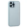 Apple İphone 14 Pro Kılıf Coco Deri Silikon Kapak - Sky Blue
