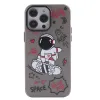 Apple İphone 14 Pro Max Kılıf Prada Desenli Kapak - Prada Siyah - 1
