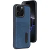 Apple İphone 14 Pro Max Kılıf Sara Kartvizitli Deri Kılıf - Lacivert