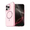 Apple İphone 14 Pro Max Live Diamond Magsafe Kapak - Pembe