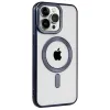 Apple İphone 15 Pro Kılıf Kronos Magsafe Kapak - Lacivert