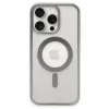 Apple İphone 15 Pro Max Kılıf Erozi Magsafe Kapak - Gümüş