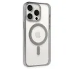 Apple İphone 15 Pro Max Kılıf Erozi Magsafe Kapak - Gümüş