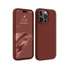 Apple İphone 15 Pro Max Kılıf First Silikon - Bordo