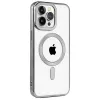 Apple İphone 15 Pro Max Kılıf Kronos Magsafe Kapak - Titanyum Gri