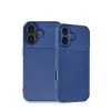 Apple İphone 16 Kılıf Auto Focus Karbon Kapak - Lacivert