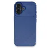 Apple İphone 16 Kılıf Auto Focus Karbon Kapak - Lacivert