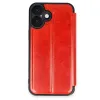 Apple İphone 16 Kılıf Flip Cover - Kırmızı
