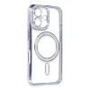 Apple İphone 16 Kılıf Joke Simli Magneticsafe Kılıf - Mavi