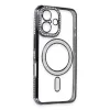 Apple İphone 16 Kılıf Joke Simli Magneticsafe Kılıf - Siyah