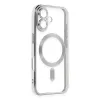 Apple İphone 16 Kılıf Kross Magneticsafe Kapak - Gümüş