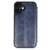 Apple İphone 16 Plus Kılıf Flip Cover - Lacivert