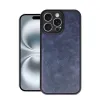 Apple İphone 16 Pro Kılıf Aras Deri Kapak - Lacivert