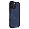 Apple İphone 16 Pro Kılıf Aras Deri Kapak - Lacivert