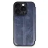 Apple İphone 16 Pro Max Kılıf Flip Cover - Lacivert