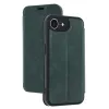 Apple İphone 16e Kılıf Flip Cover - Koyu Yeşil