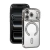 Apple İphone 17 Pro Joke Simli Magneticsafe Kılıf - Gümüş