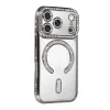 Apple İphone 17 Pro Joke Simli Magneticsafe Kılıf - Gümüş