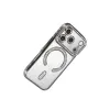 Apple İphone 17 Pro Joke Simli Magneticsafe Kılıf - Gümüş