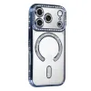 Apple İphone 17 Pro Joke Simli Magneticsafe Kılıf - Mavi