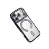Apple İphone 17 Pro Max Joke Simli Magneticsafe Kılıf - Siyah