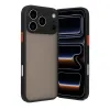 Apple İphone 17 Pro Max Kılıf Montreal Silikon Kapak - Siyah