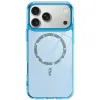 Apple İphone 17 Pro Max Live Diamond Magsafe Kapak - Mavi