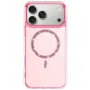Apple İphone 17 Pro Max Live Diamond Magsafe Kapak - Pembe
