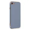 Apple İphone 7 Kılıf Volet Silikon - Mavi