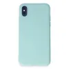 Apple İphone X Kılıf First Silikon - Turkuaz
