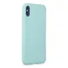 Apple İphone X Kılıf First Silikon - Turkuaz