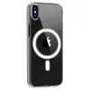 Apple İphone X Kılıf Magneticsafe Şeffaf Silikon - Şeffaf