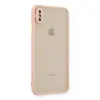 Apple İphone X Kılıf Montreal Silikon Kapak - Pembe