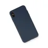 Apple İphone Xs Max Kılıf Nano İçi Kadife Silikon - Lacivert