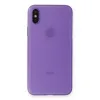 Apple İphone Xs Max Kılıf Pp Ultra İnce Kapak - Mor