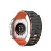 Apple Watch Ultra 49mm Wowen Kordon (saat Değildir) - Siyah-turuncu