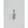Ayıcık Detaylı Göbek Piercing - Pg0118