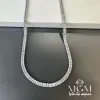 Baget Zirkon Taşlı Su Yolu Kolye - Kl0185