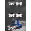 Balıkçı Kafa Lambası Led Işık 4 Farklı Mod Esnek Ve Ayarlanabilir