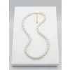 Beyaz Kültür İncisi Kolyeler 40+5 Cm  - Kl0299