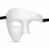 Beyaz Yarım Erkek Maske – Phantom Parti  Balo Maskesi