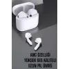 Beyaz Yeni Nesil Pro Bluetooth Kulaklık Yüksek Ses Kaliteli Anc Özelliği