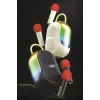 Bluetooth Hoparlör Çift Mikrofonlu Kablosuz Parti Speaker Beyaz