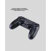 Bluetooth Kablosuz Ps4 Gamepad Çift Motorlu Siyah Controller