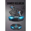 Bluetooth Oyuncu Kulaklığı Led Işıklı Kablosuz Anc Özelliği