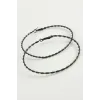 Burgulu Metal Halka Küpe 8-9-10 cm