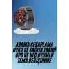 Çağrı Cevaplama Sesli Asistan Çoklu Dil Desteği 5.0 Bluetooth Akıllı Saat