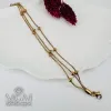 Çelik Bileklikler 17+5 Cm Uzatma Payı - Kbl0138